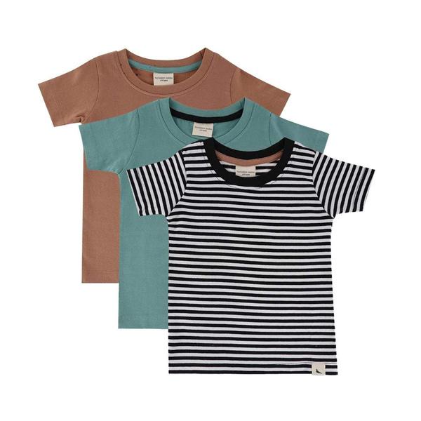 3er Pack Stripe T-Shirts - Beau Beau Shop