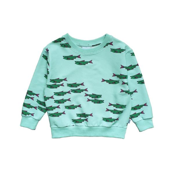 Sweater Blue Fish - Beau Beau Shop