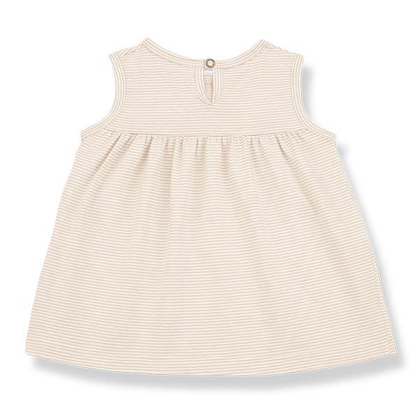 Clara Dress Beige - Beau Beau Shop