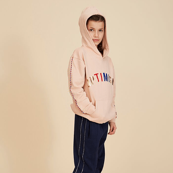 Bowie Hoodie Rose Cloud - Beau Beau Shop