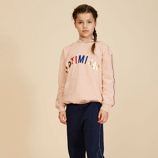 Bowie Hoodie Rose Cloud - Beau Beau Shop