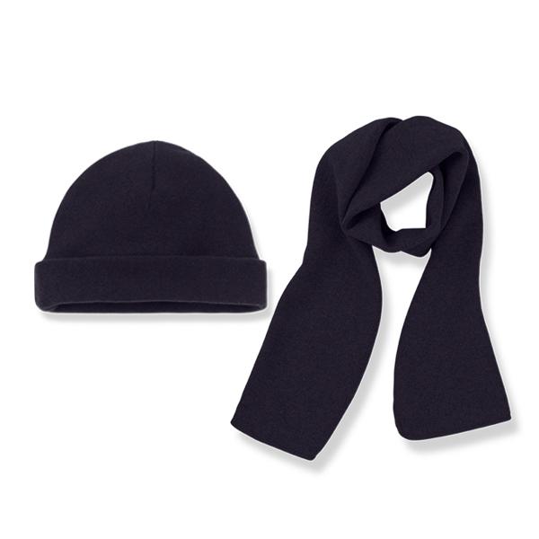 Lucca Beanie & Schal Navy - Beau Beau Shop