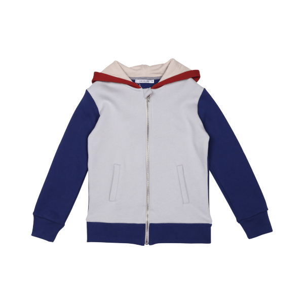 Colour Block Sweatjacke - Beau Beau Shop