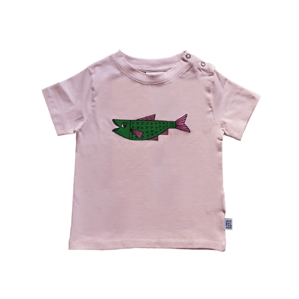 T-Shirt Lila Fish - Beau Beau Shop