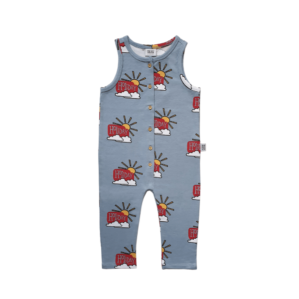 Blue Holiday Playsuit - Beau Beau Shop
